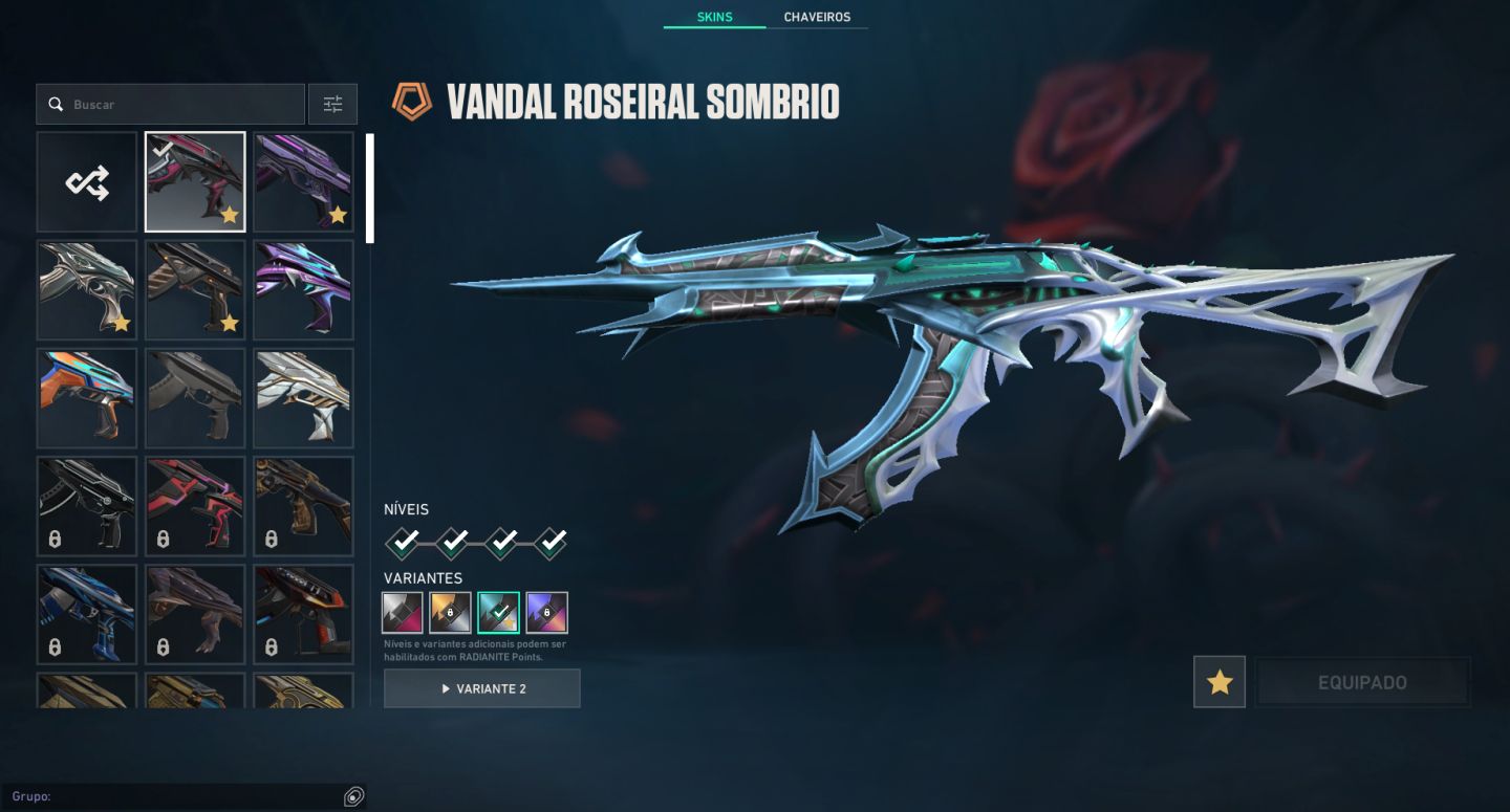 (FE) Conta Valorant | Kuronami Knife + Phantom | Sheriff Protocol | Ouro 3/Lv.96