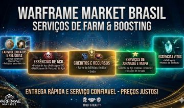 Serviços de Warframe - Créditos, Essências, Ducats, Relíquias e Caminho de Aço.
