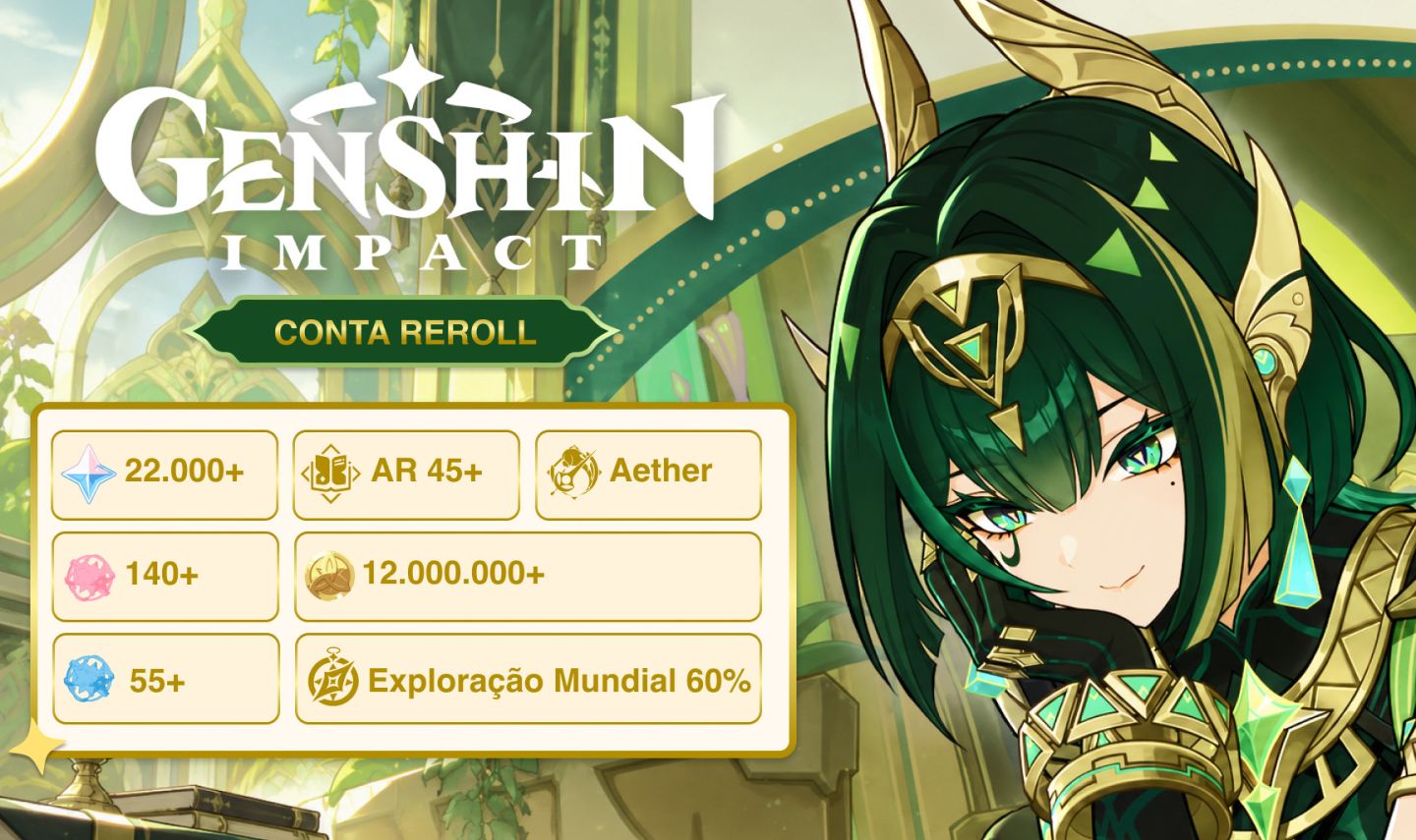 Reroll Account 140+ Limited Wishes Ar25+ Server America