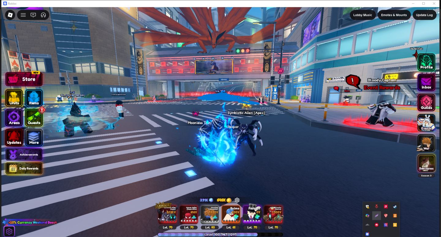 Conta de anime vanguards , anime expeditions e utdzx com secretos e RR
