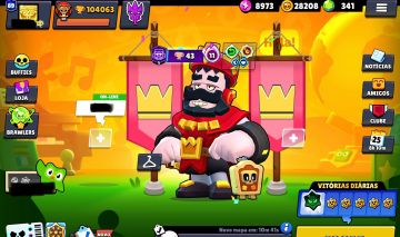 CONTA BRAWL STARS FULL 104K TROFÉUS | 107/107 BRAWLERS | 2 REI FRANK