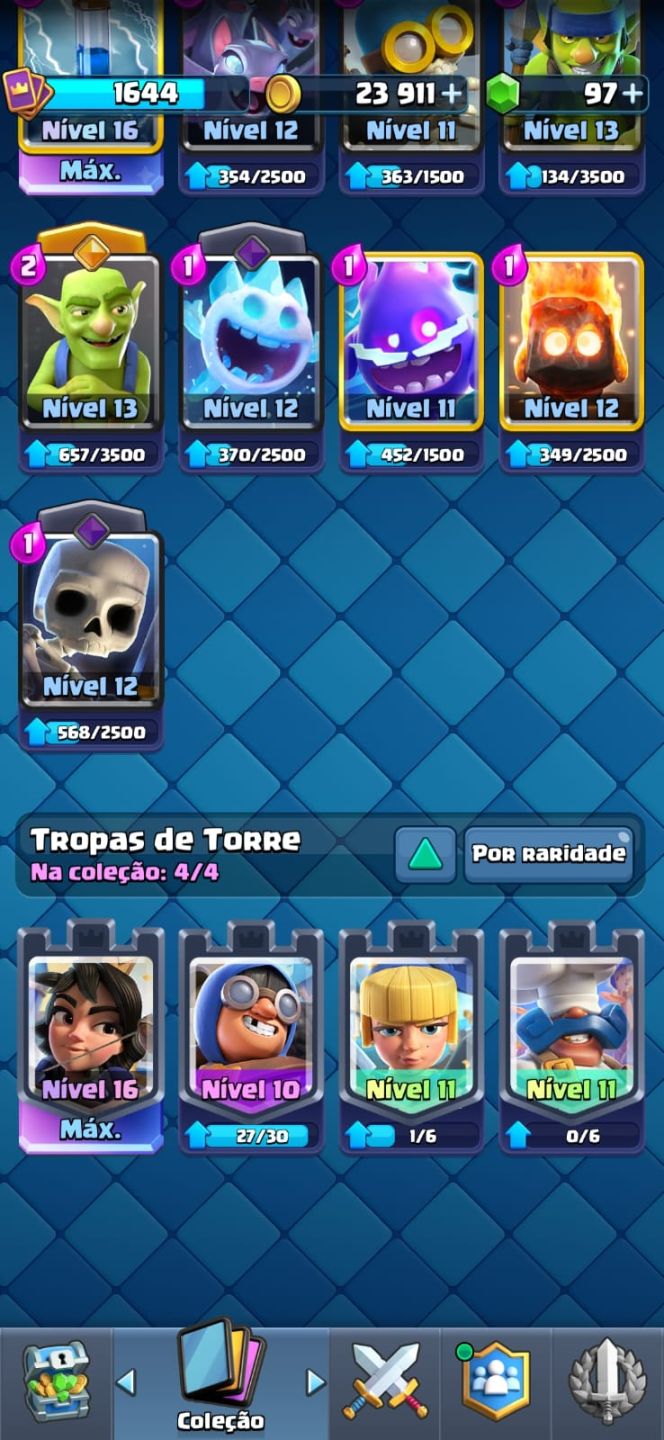 CONTA CLASH ROYALE +14K TROFÉUS!!!