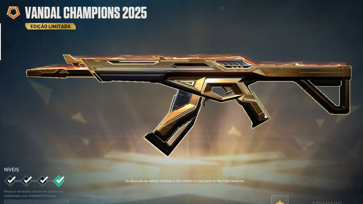 Conta valorant vandal champions 2025 + 5 facas + 42 skins