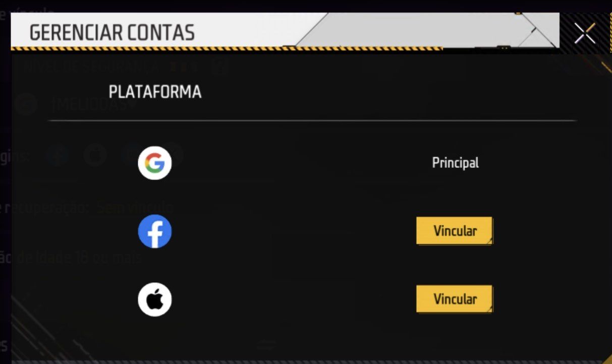 Conta de free fire lvl 56, com muita coisa.