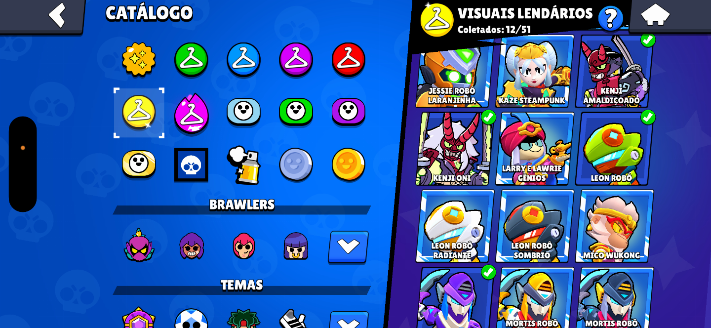 Conta de Brawl stars com 55k de troféus