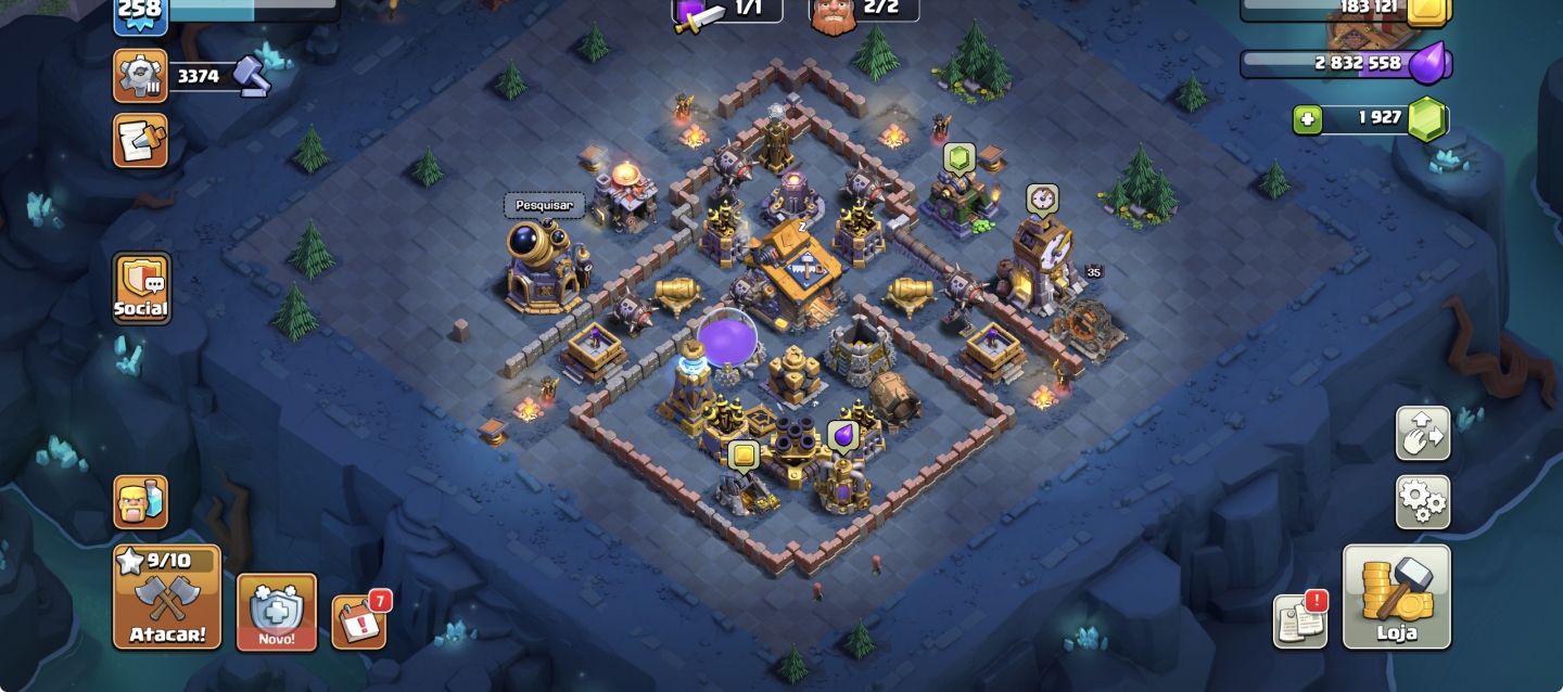 Conta Clash of Clans CV18 quase FULL