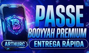 PASSE BOOYAH PREMIUM FREE FIRE GARENA | VIA ID, SEM ADICIONAR | ENTREGA RÁPIDA
