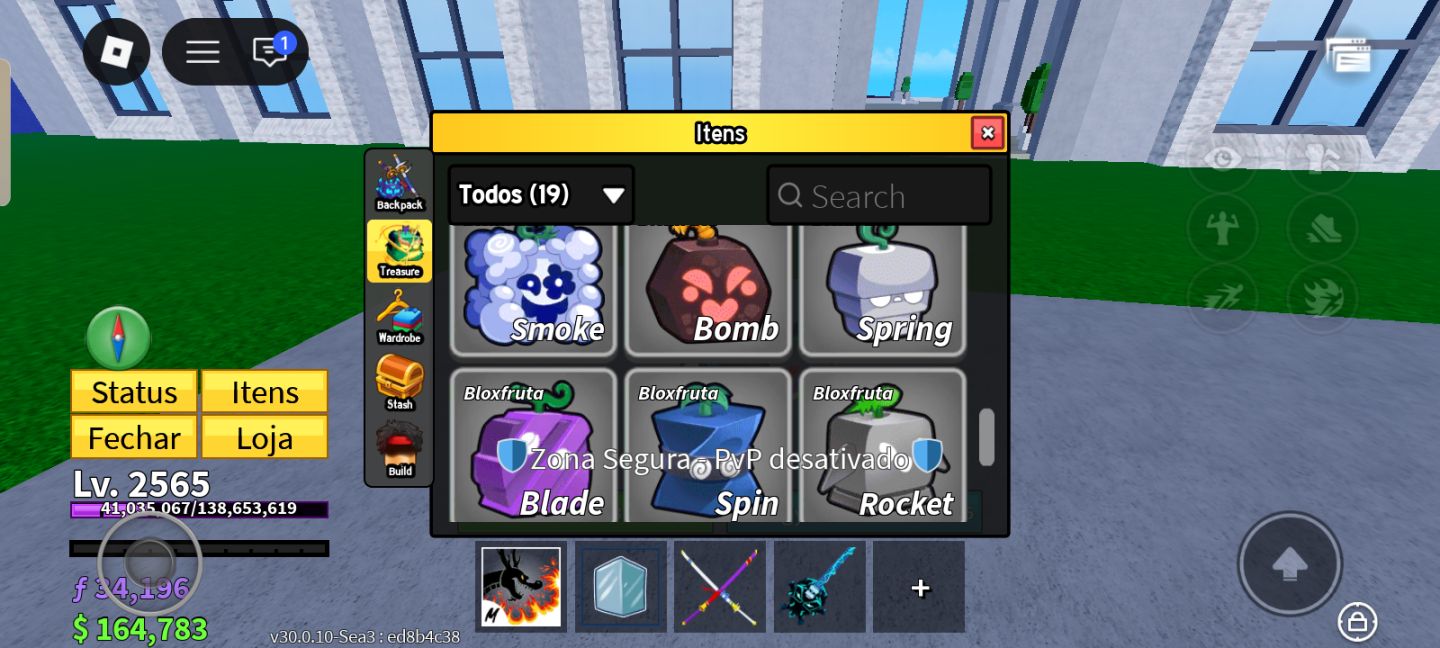 Conta de Roblox full no blox frutis