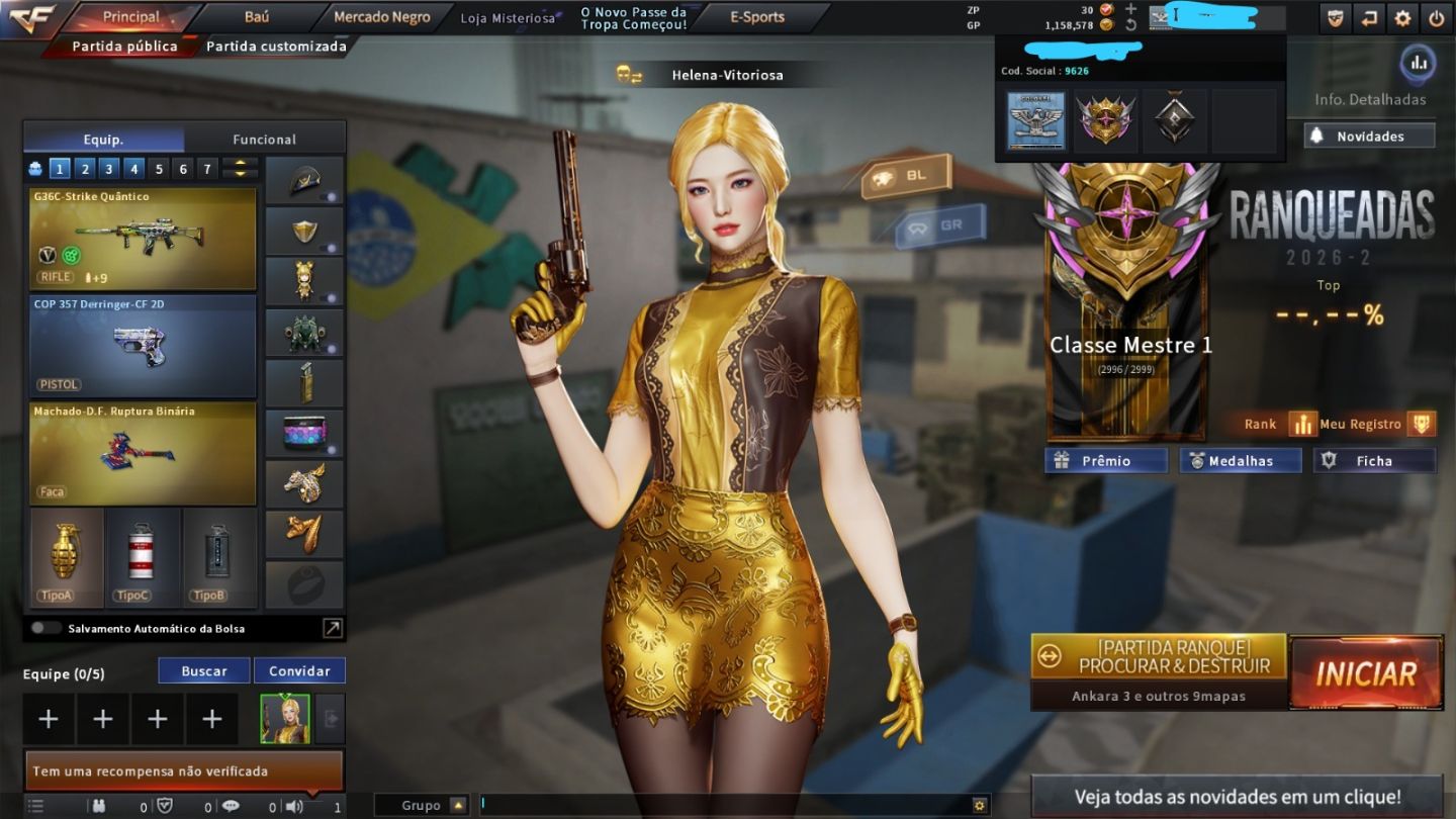 Conta de Crossfire com varias vips