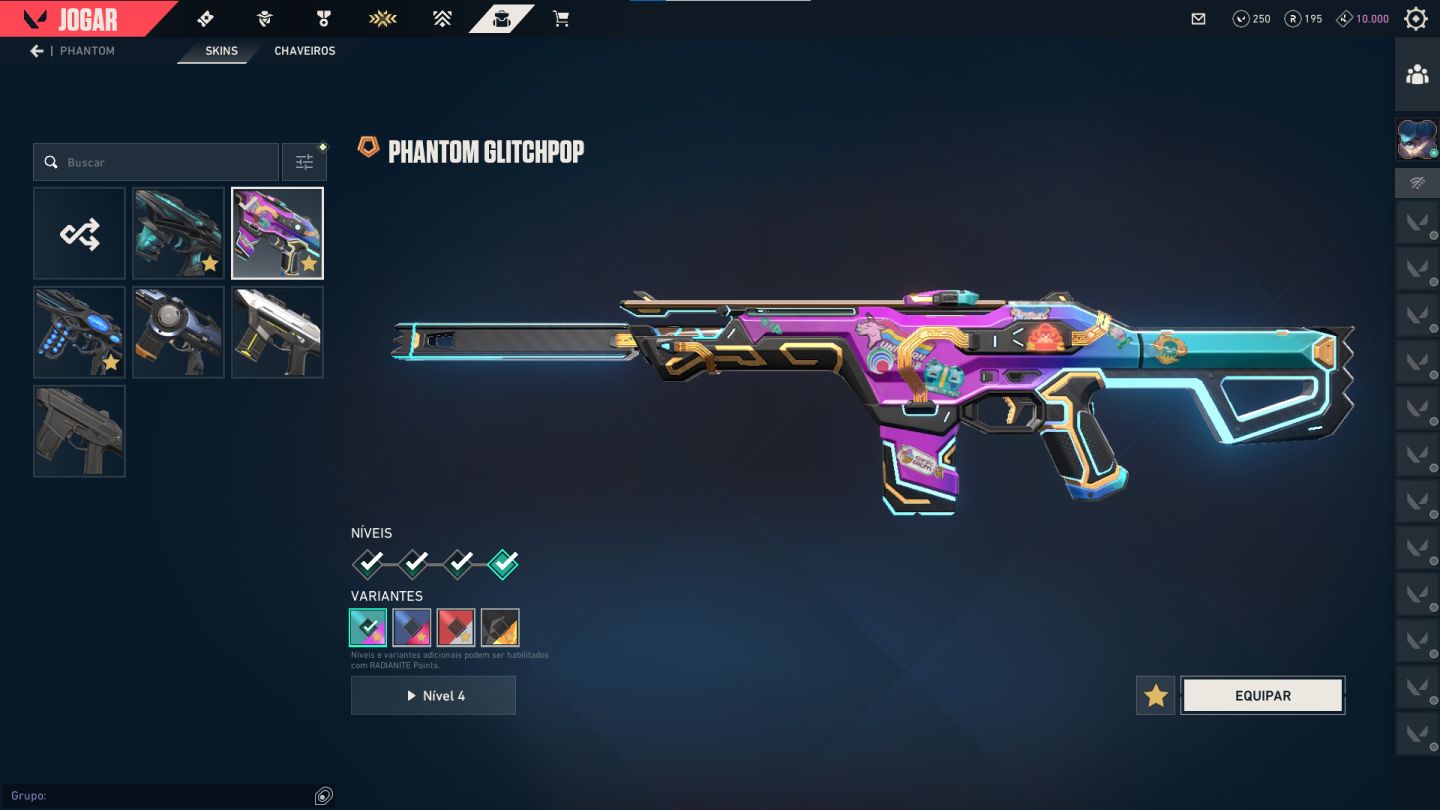 Valorant BR | Lv 193 | 8 Ultra 6 Premium | Vandal Gaia, Saqueador, Araxys e etc.