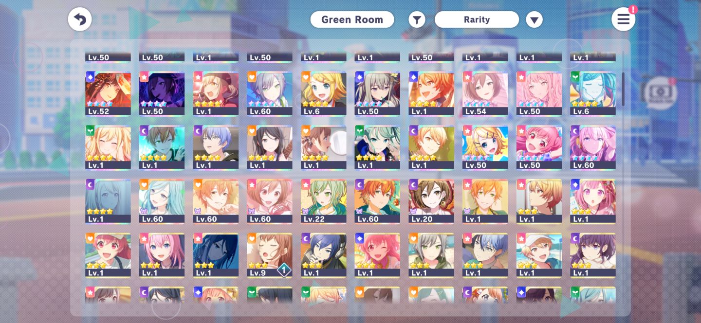 Conta Project Sekai | Colorful Stage || 70 cards 4 estrelas