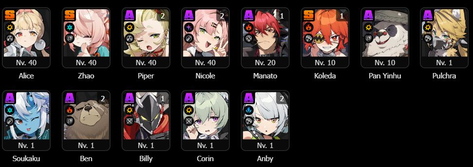 COMBO 3 EM 1: HSR LVL70 + GENSHIN AR53 + ZZZ | Silverwolf E1S1 + Ashveil S1 etc!