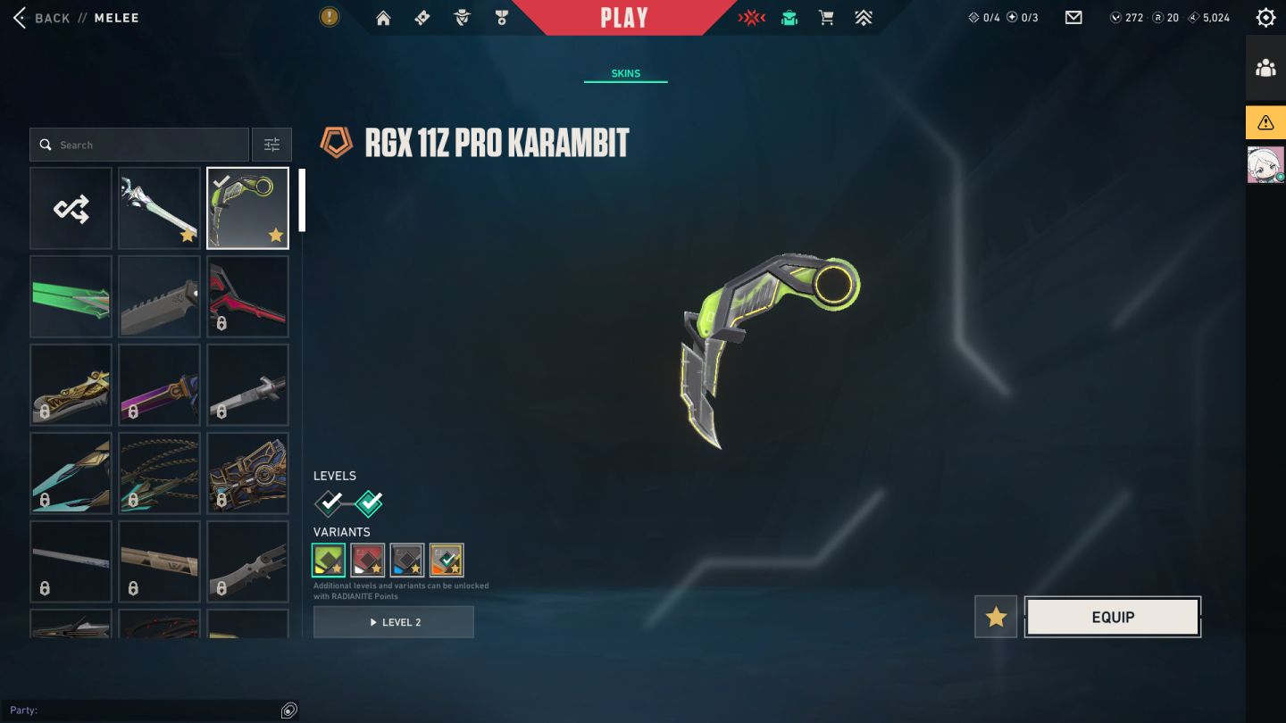 Promoção! 1.3K Gastos Conta Valorant: 3 Facas + 6 Vandals + 3 Phanthons