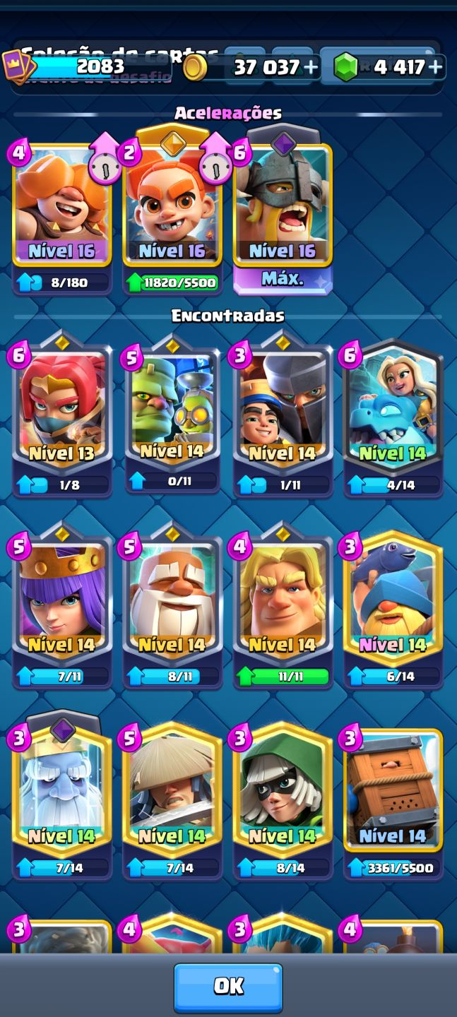 Conta Clash Royale