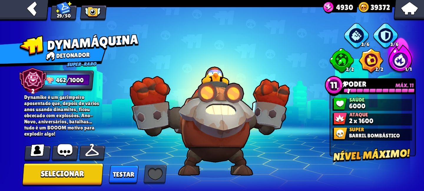 Conta de Brawl Stars com 40k de Troféus e muitas Skins e Recursos!!