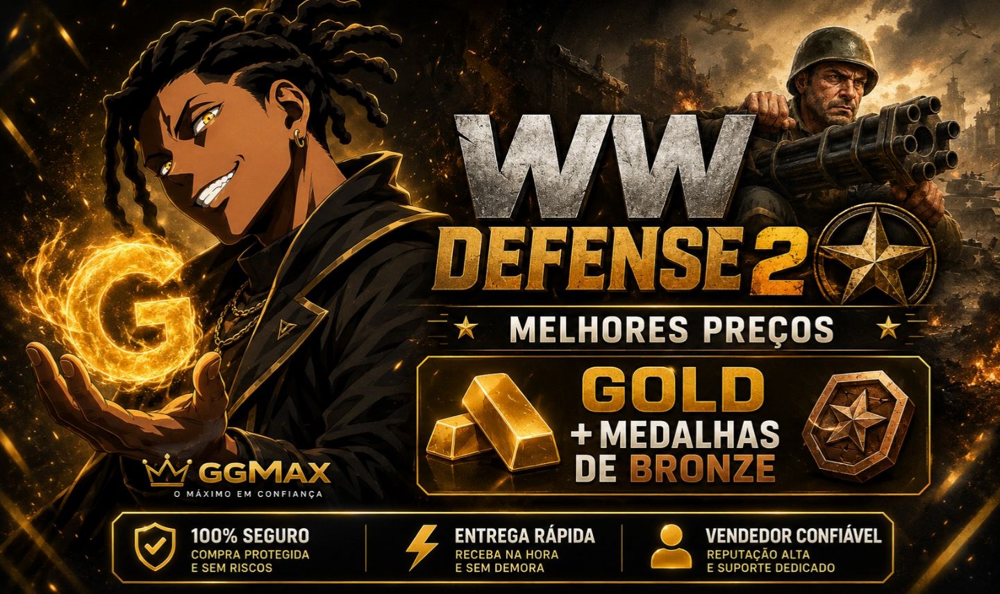 WW DEFENSE 2 | CONTAS COM GOLD + MEDALHAS | ANDROID | TOP VENDAS