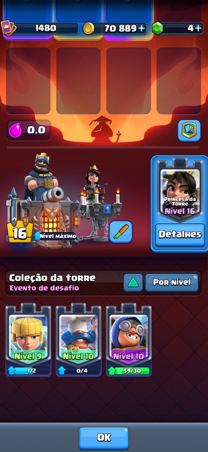 Venda de conta Clash Royale