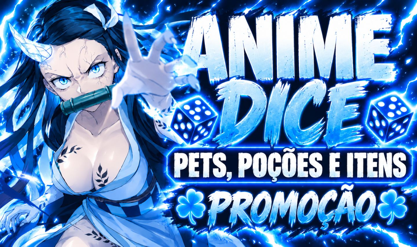 (ANIME DICE - DADOS DE ANIME ) PETS, POÇÕES, JACKPOT, LEIA DESCRIÇÃO (ROBLOX)