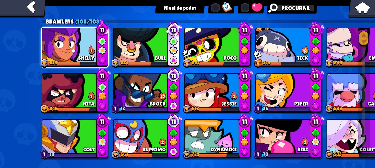 CONTA BRAWL STARS FAMA MUNDIAL 2