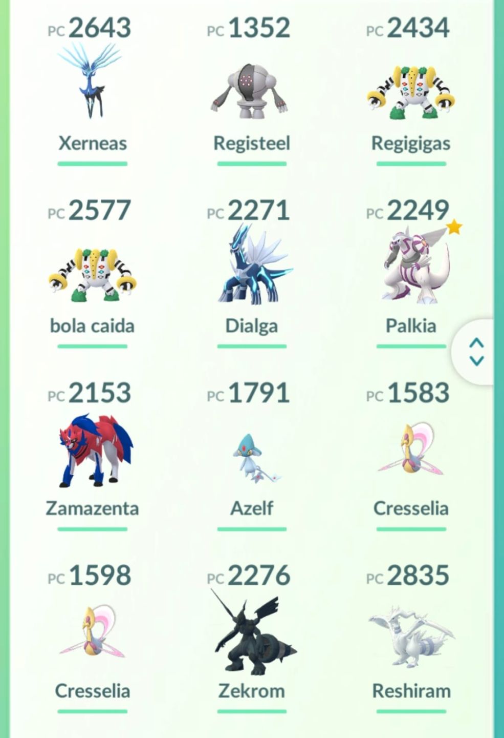 Pokemons Lendários Pokemon Go