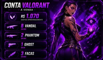 Conta valorant com 2 vandal exclusivas