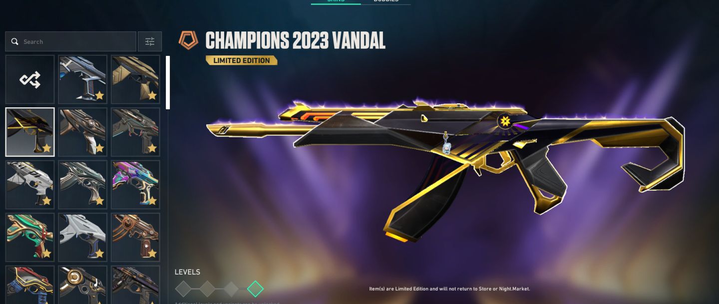 Valorant | Champions 22/23 + Leque Chinês + VCT LOCK//IN + Skins Raras