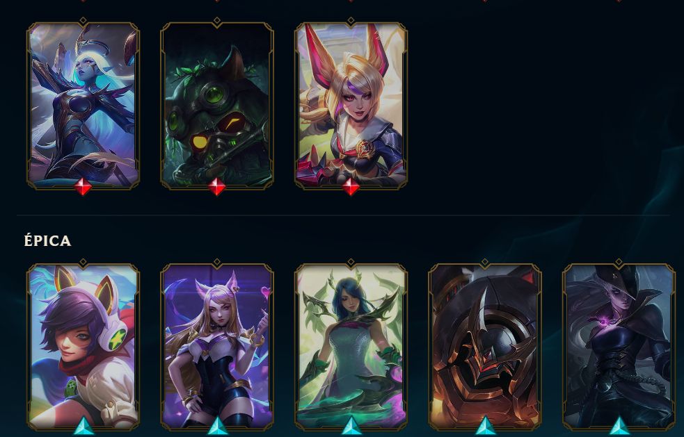 LOL BR | DIAMANTE IV | 164 SKINS | 3 ULTIMATES | HONRA 5 | TODOS CHAMPIONS