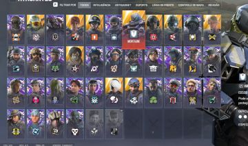 Conta R6 - 20+ Elites, Signature Six 2020, six'19, e muito mais