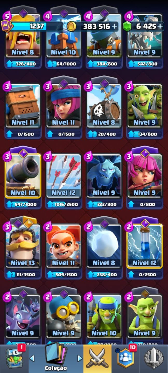 Conta Clash Royale 6700 troféus ARENA 16 AVANÇADA!!