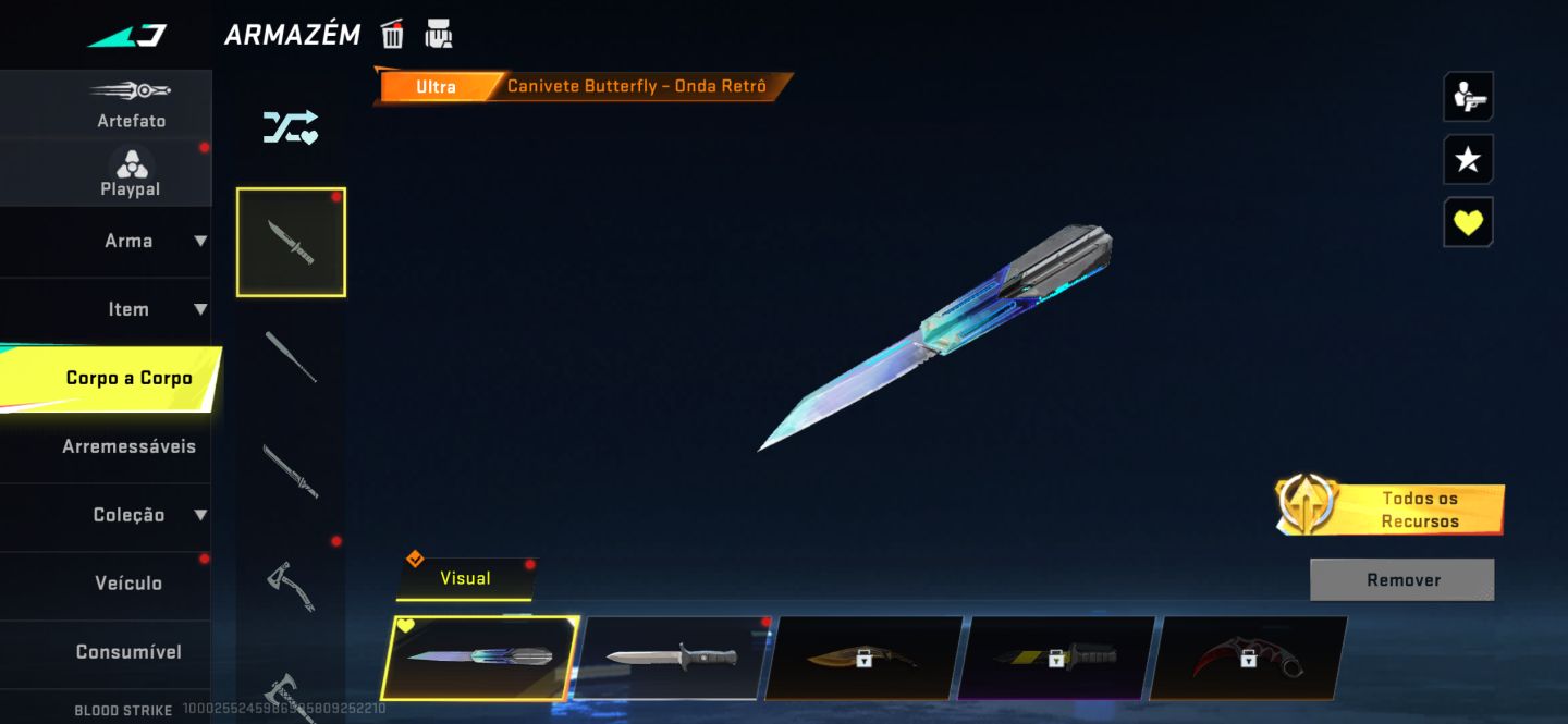CONTA DE BLODSTRIKE COM DUAS ETERNA E COLLABS