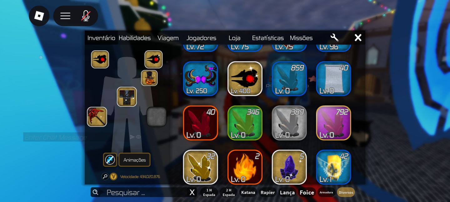Conta roblox SWORDBURST 2