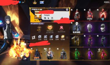Conta Free Fire Completa | Muitos Itens Raros e Passes de Elite
