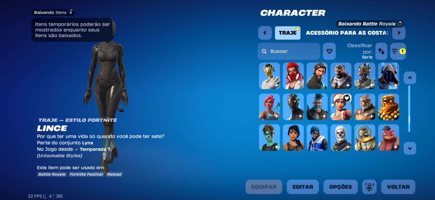 Conta Fortnite OG - 292 skins + Salve o mundo FUNDADOR