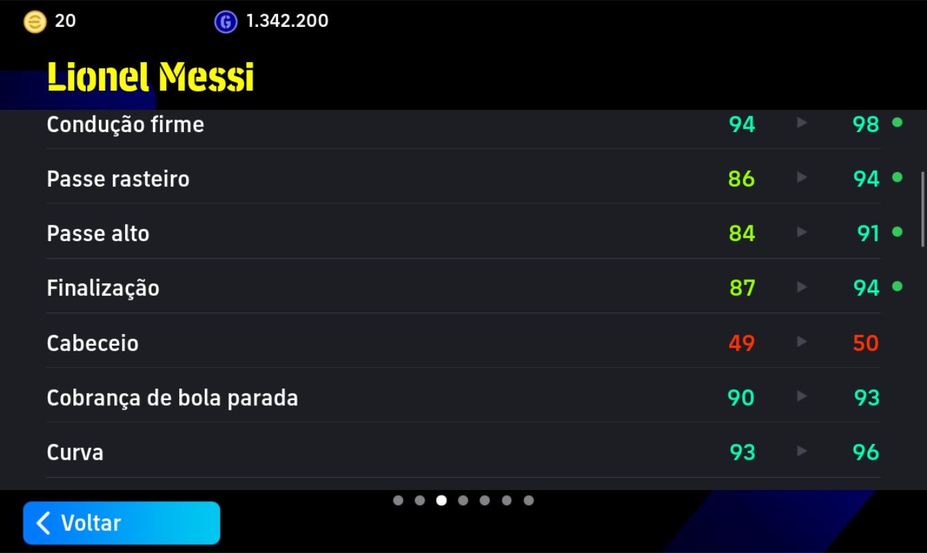 CONTA DE EFOOTBALL COM NEYMAR E MESSI DA ULTIMA BOX COM 3160 DE FORÇA