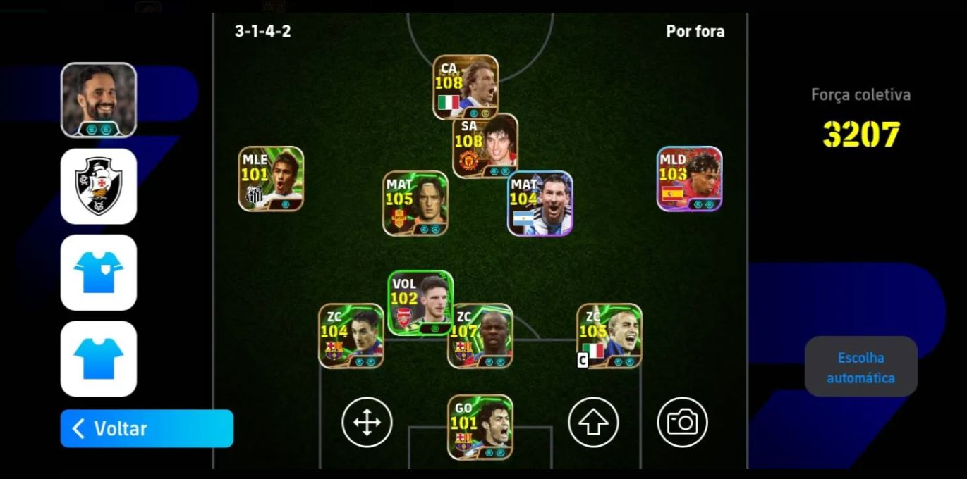 Conta bem antiga de efootball 2016/2017
