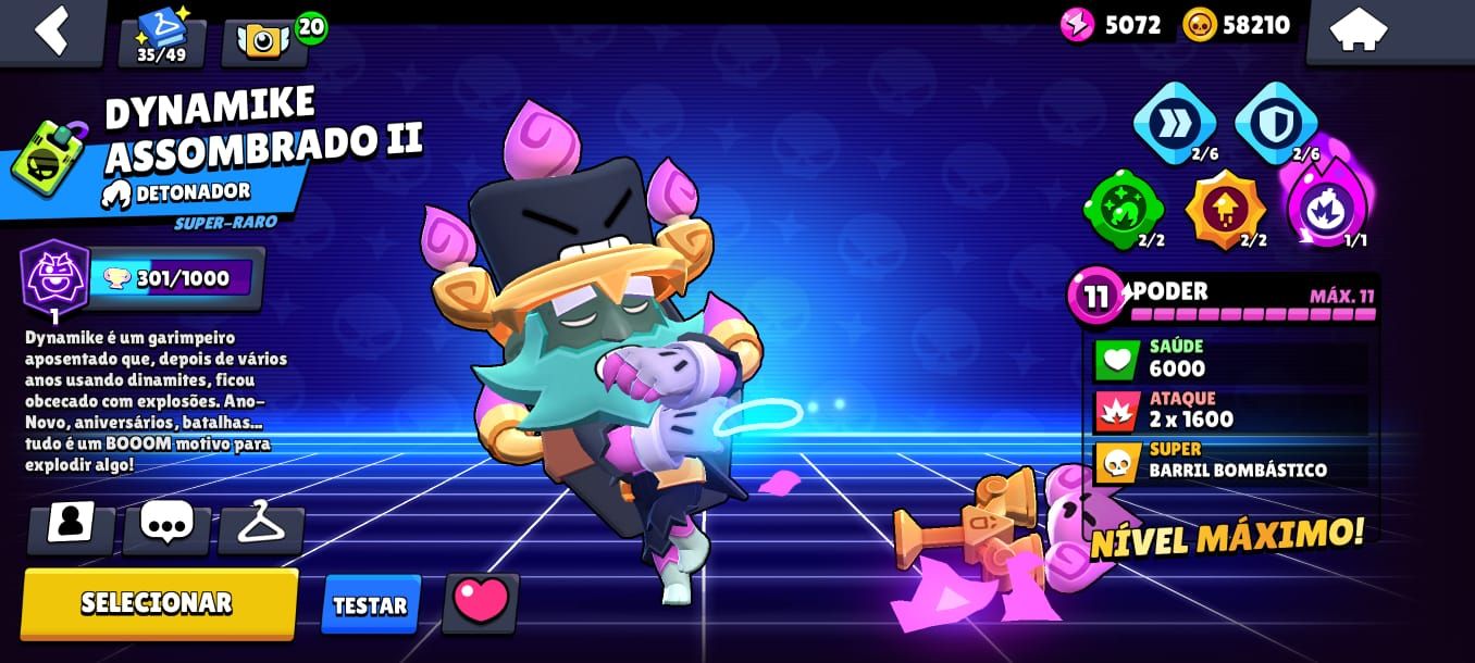 CONTA BRAWL STARS FULL 106K TROFÉUS | 107/107 | 90 PRESTÍGIOS | ALL HIPERCARGAS