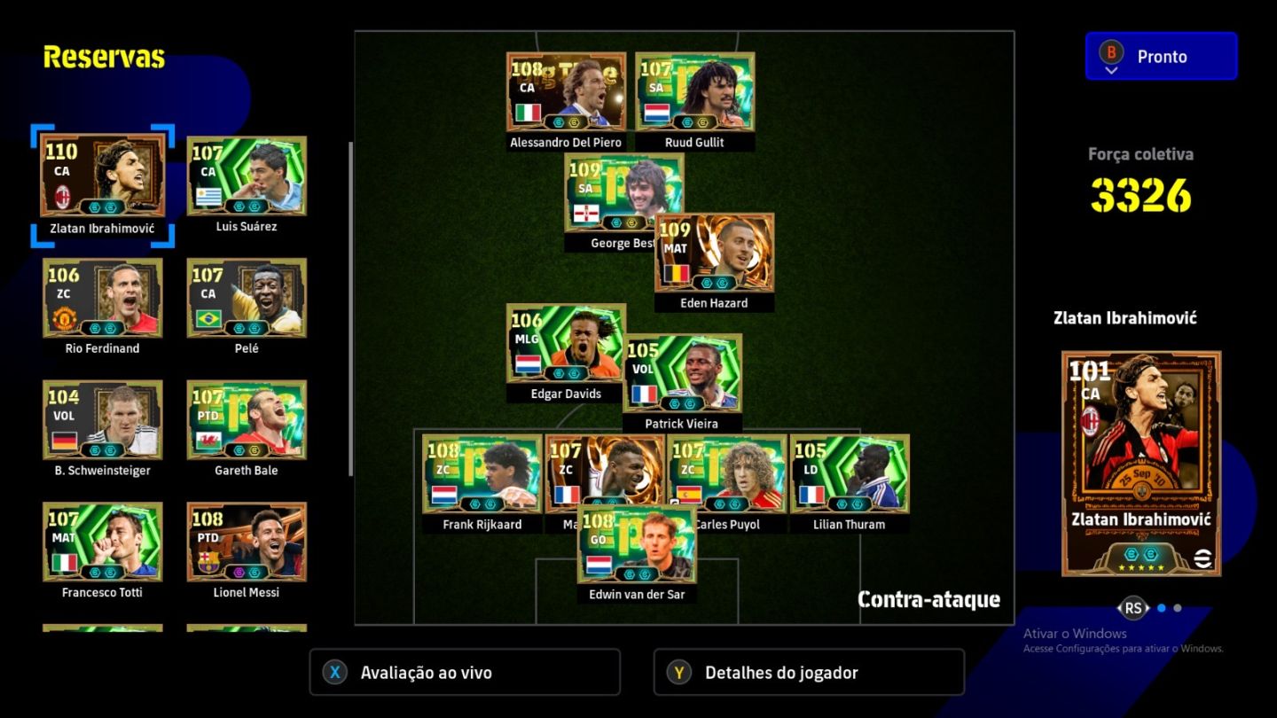 Conta de efootball Xbox