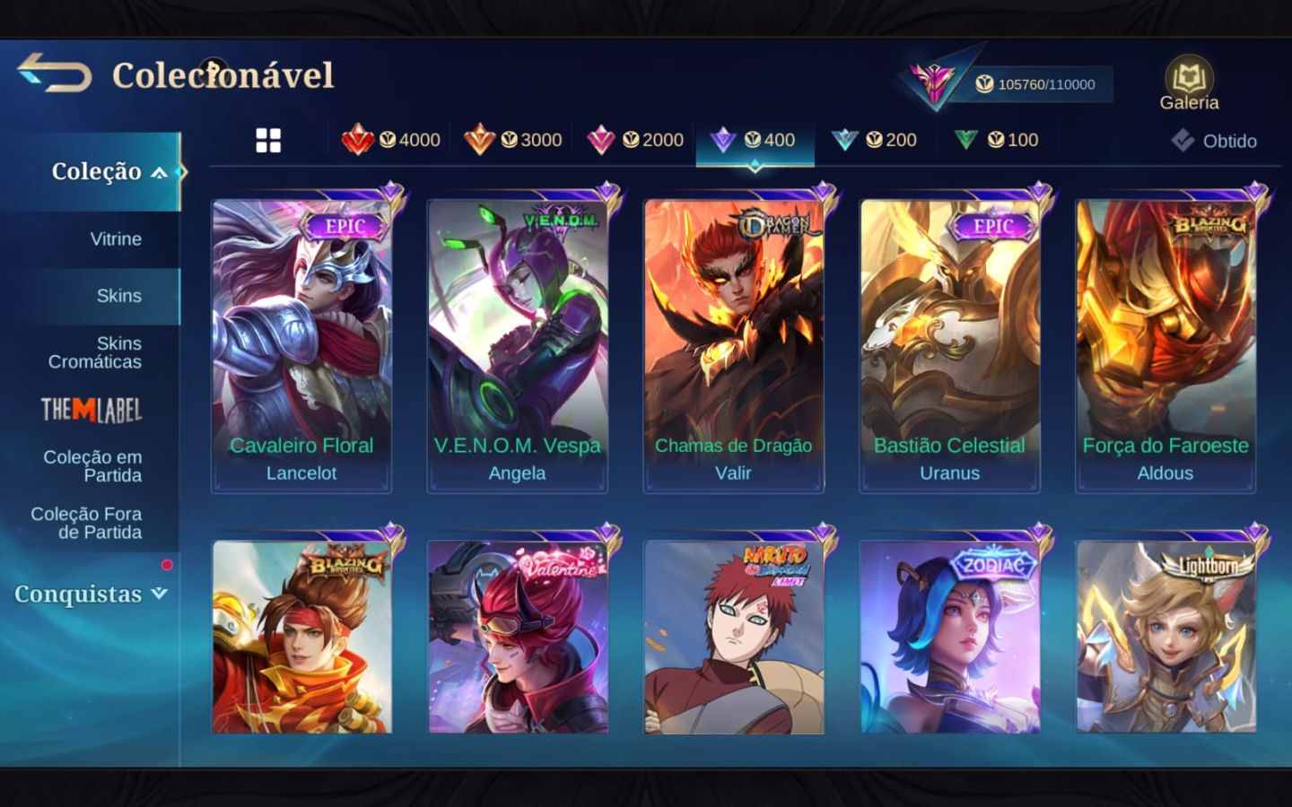 Conta main mid e main adc, prestigiado 4