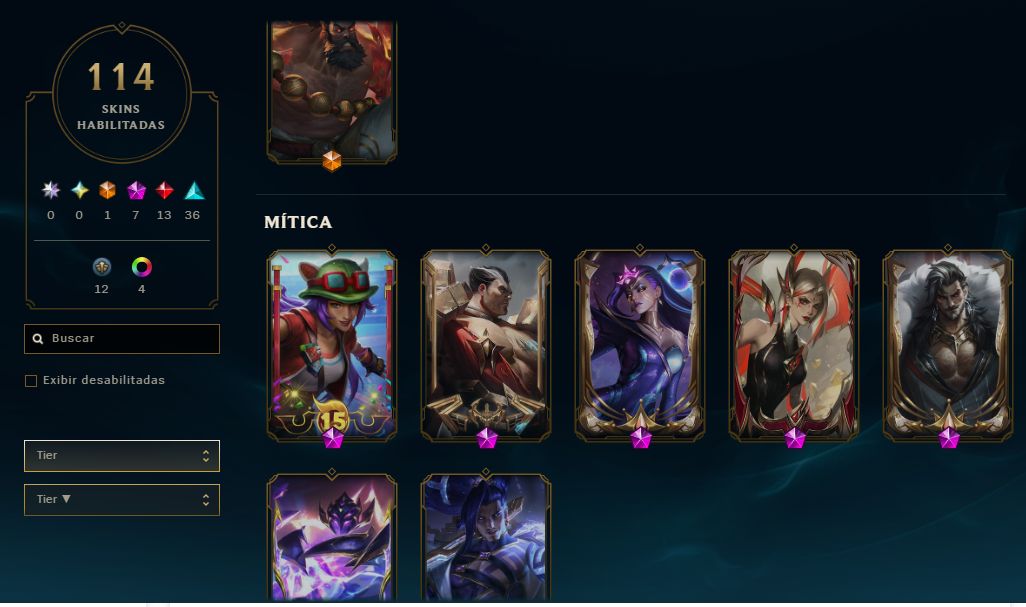 CONTA COM VÁRIAS SKINS GACHA | WILD RIFT | LOL / VALORANT
