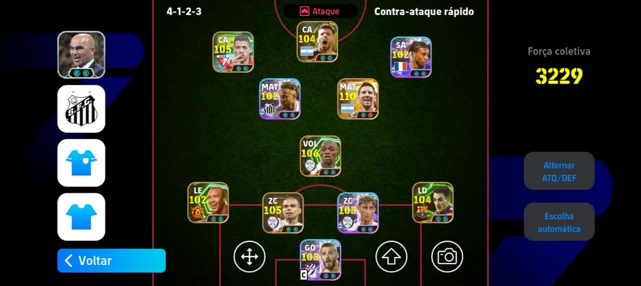Conta eFOOTBALL FORÇA 3227 | 5 BLITZ CULE