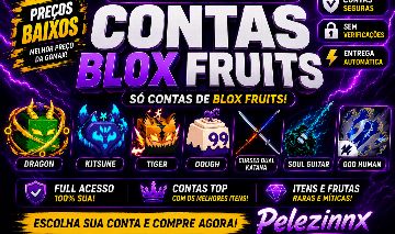 [PREMIUM BARATO!] CONTAS BLOX FRUITS / ABAIXO DO PREÇO