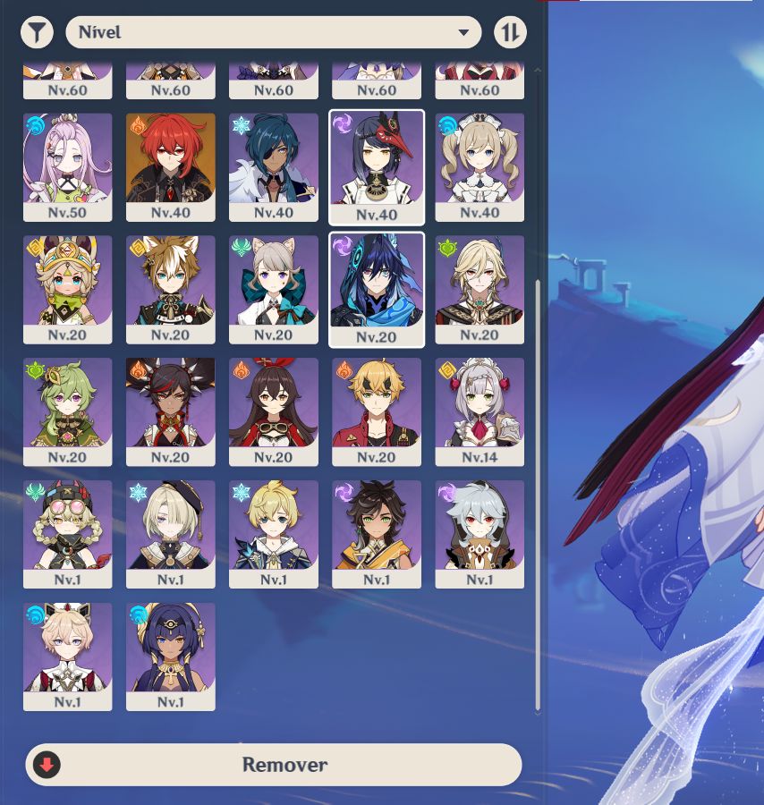 Conta Genshin com Mavuika + Columbina C1