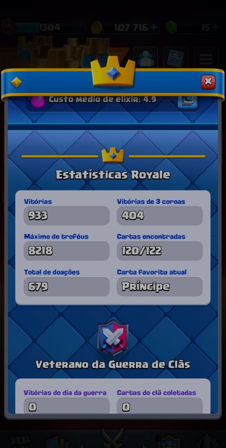 CONTA CLASH ROYALE 8.000 PONTOS, TODOS PERSONAGENS + NÍVEL 14!