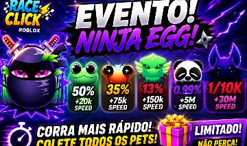 NINJA EGG EVENT RACE CLICK ROBLOX