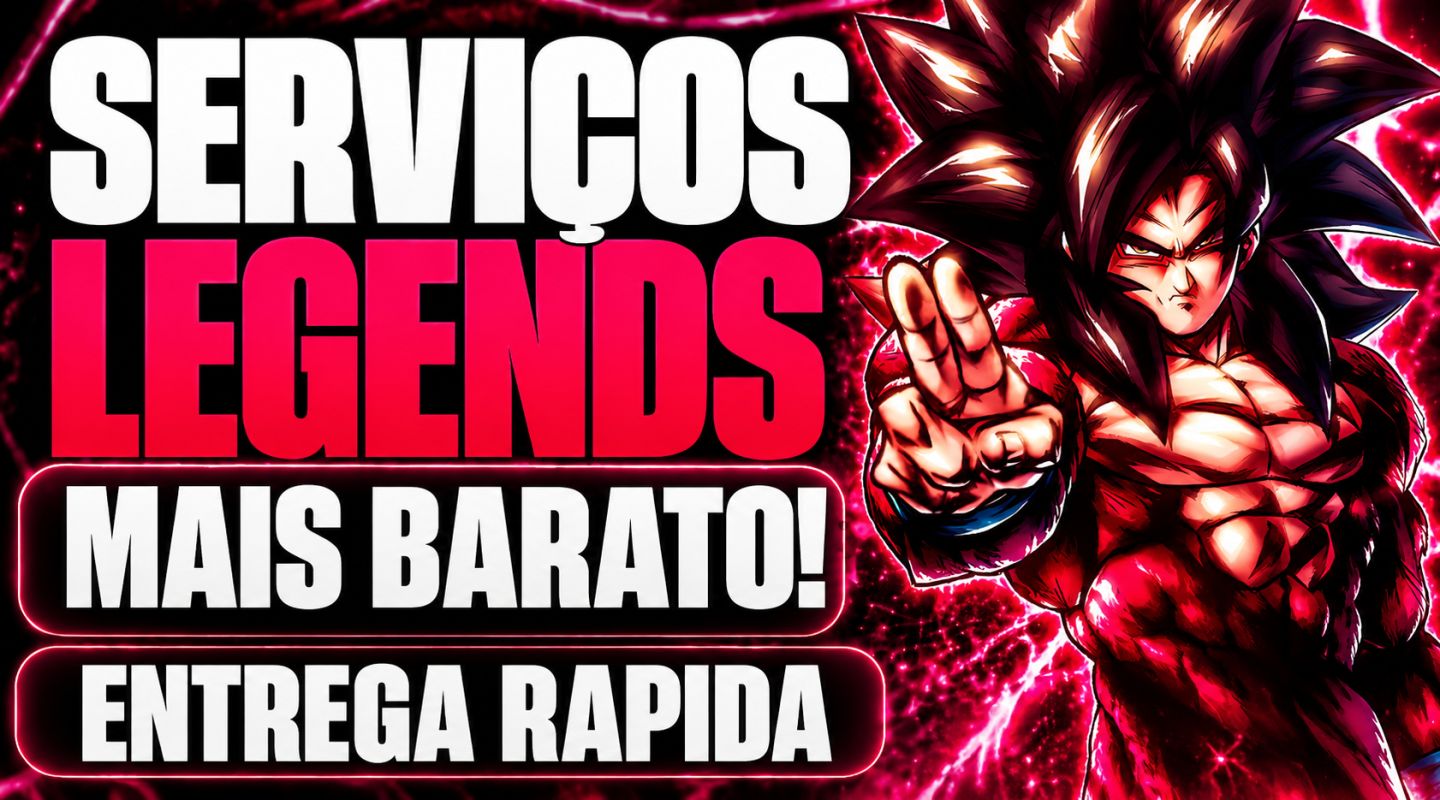 SERVIÇOS DRAGON BALL LEGENDS FARM, GEMAS, RAIDS, HISTÓRIA