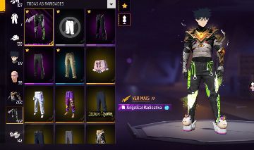 CONTA COM CALÇA ANGELICAL, PARCERIAS NARUTO E JUJUTSU KAISEN + UMP ATRIBUTADA