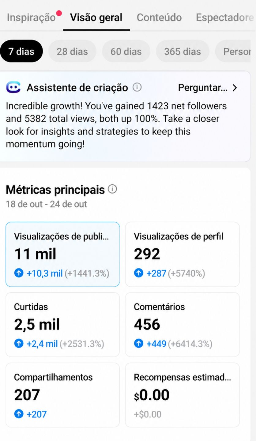 CONTA TIKTOK LIVE 1.656 SEGUIDORES REAIS | PERFIL ENGAJADO