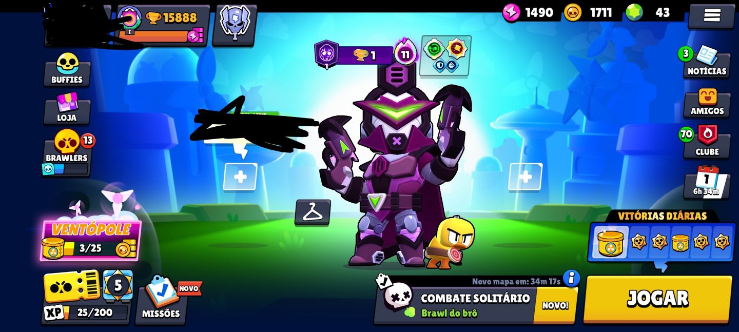 BRAWL STARS: CONTA TOP PRONTA PARA JOGAR