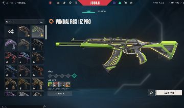 CONTA VALORANT VANDAL PRELÚDIO DO CAOS + VANDAL RGX + PHANTOM SUBLIME + FACA RGX