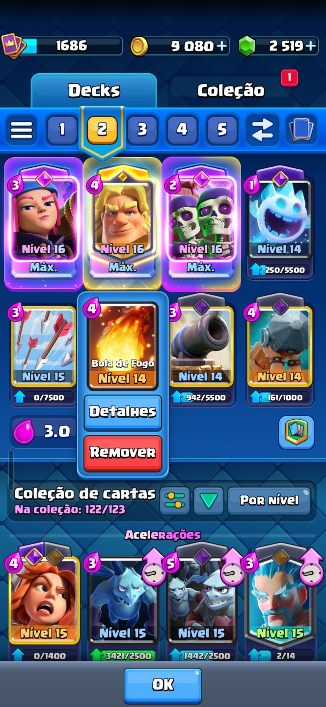 Conta brawl stars/clash Royal bem upadas!!!